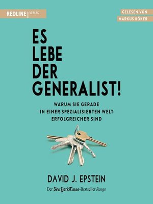 cover image of Es lebe der Generalist!